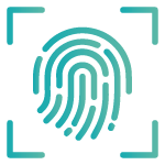 advanced biometric integration icon